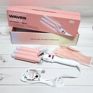 INH Insert Waves Here Triple Barrel Hair Waiver Deep Wave Iron - New In Box